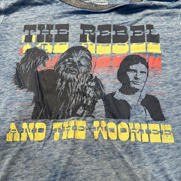 Star Wars Heather Blue Rebel Tee - Picture 3 of 3
